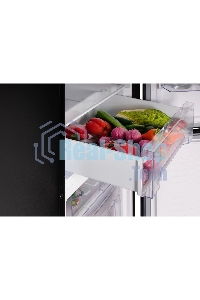 Холодильник Nordfrost NRB 131 B черный двухкамерный 170/100 л морозилка снизу, капельная система