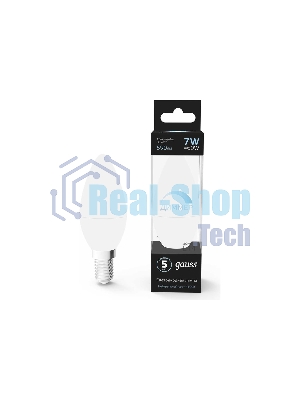 Лампа светодиодная Gauss Led Candle-dim E14 7Вт 4100К диммируемая