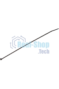 Хомут-стяжка кабельная нейлоновая Rexant 200 x2,5 мм, черная, упаковка 100 шт.