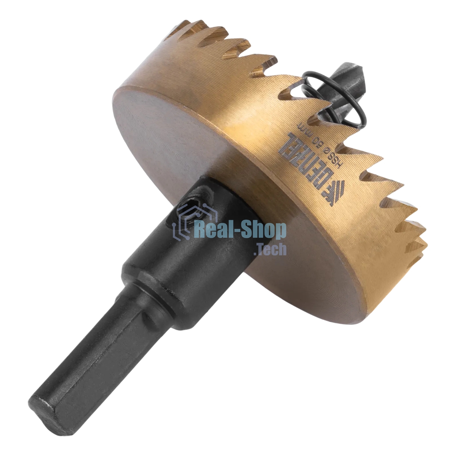 Коронка по металлу Denzel HSS, 50 мм, нитридтитановое покрытие