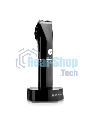 Машинка для стрижки BRAYER BR3400, LED-дисплей, 4 насад, турбо, титан. покр, регу. высоты лезвий