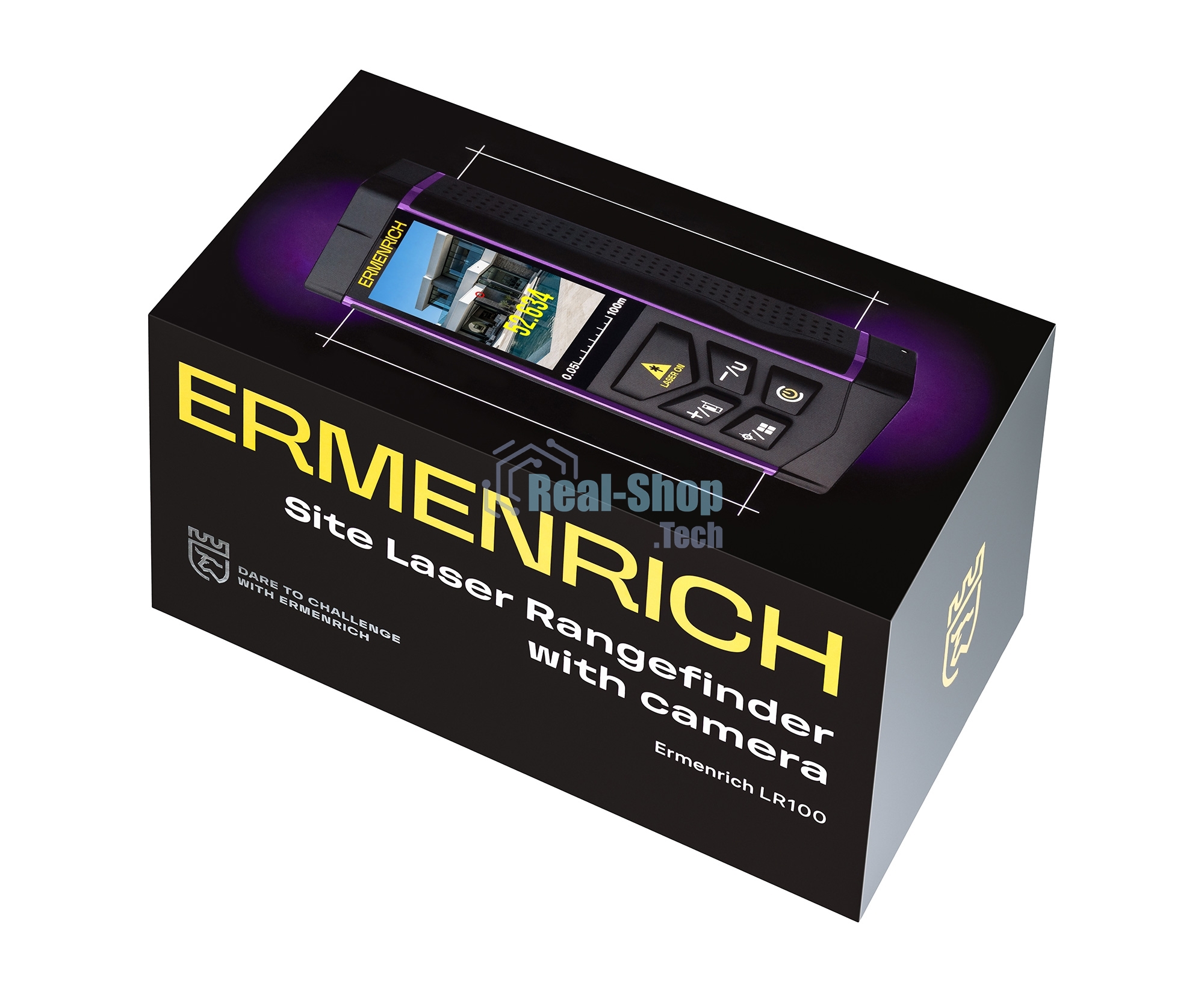 Рулетка Ermenrich 84652 лазерная PRO LR100, с камерой