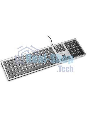 Клавиатура Oklick 890S проводная, USB Type-A, серый