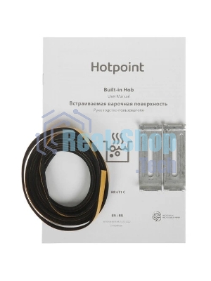 Электрическая варочная панель Hotpoint HR 6T1 C, независимая, черный