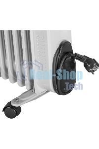 Обогреватель масляный Ресанта ОМПТ-12Н (12 секций) белый, 2500 Вт, 25 м2, термостат 67/3/5