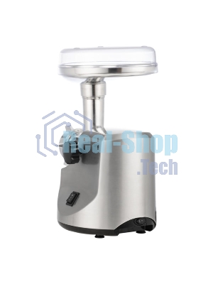 Мясорубка электрическая Centek CT-1606 серебристый, 3000 Вт, 3.0 кг/мин, реверс, металлический лоток, насадки - 5
