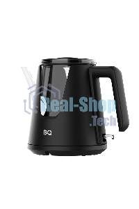 Чайник электрический BQ KT0046DW черный, 2200 Вт, 1л