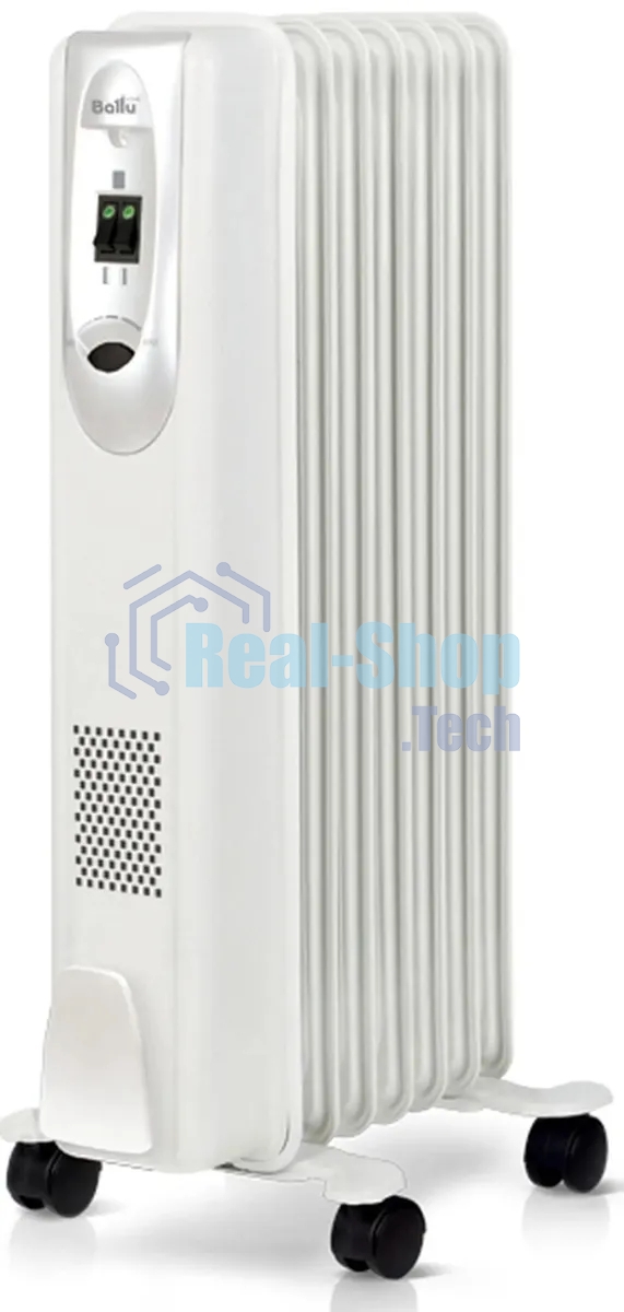 Обогреватель масляный Ballu Comfort BOH/CM-09WDN (9 секций) белый, 2000 Вт, 25 м2, термостат