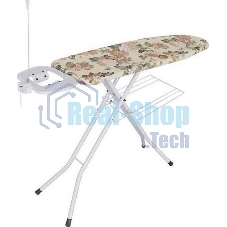 Доска гладильная DOGRULAR КАПИТОЛ белый, чехол с подкладкой из хлопка, подставка под утюг