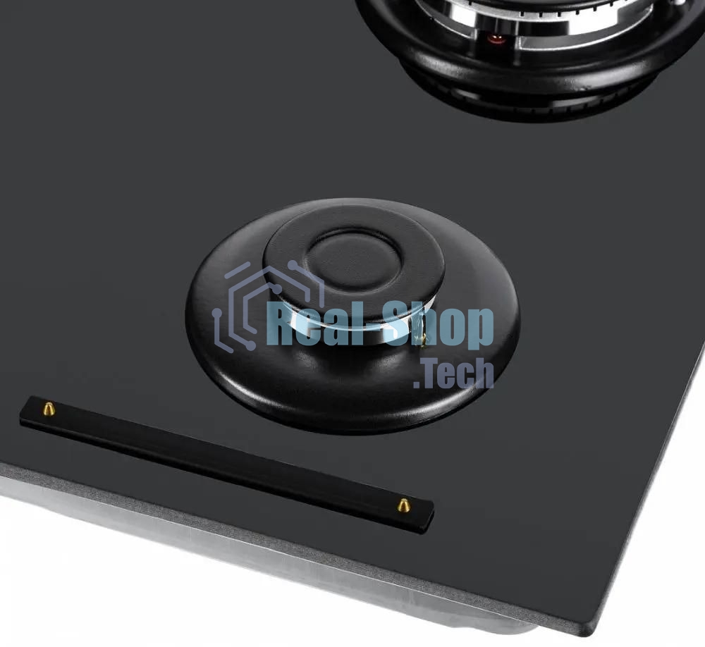 Газовая варочная панель Maunfeld EGHG.64.63CB/G, 4 конфорки, закаленное стекло, черный