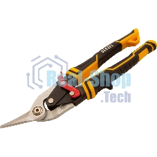 Ножницы по металлу Denzel 270 мм, прямой и левый рез,сталь-СrMo, трехкомп.рук-ки