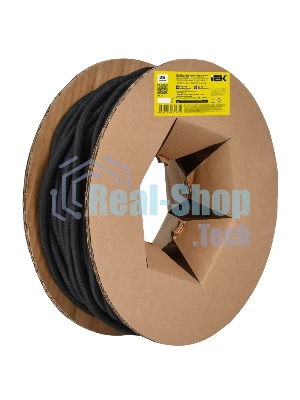 Оплетка кабельная IEK UBS30-PL-1617-025-K02. 16-17мм . 25м. самосворачивающаяся. черная