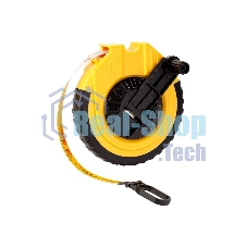 Мерная лента Deli DL9820ZY 20м x 14.5мм Ударопрочный корпус. Основной класс точности. Метрическое полотно из стекловолокна и ПВХ.