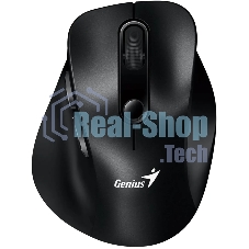 Мышь беспроводная Genius Ergo 9000S черный, 2400 dpi, радиоканал, Bluetooth, USB, кнопки - 6