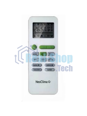 Cплит-система настенного типа Neoclima Pro-Health NS/NU-HAP09T32 9000 BTU, 25 м², 27/38 дБ, охлаждение, обогрев, осушение, белый
