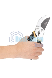 Секатор Deli DL580204 Размер 200 мм. Макс диаметр резки 15 мм. Сталь 55С. Термообработанная поверхность. Тефлоновая уплотненная пластиковая ручка.