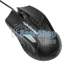 Мышь проводная Nakatomi MON-06U черный, 800 dpi, USB, кнопки - 3