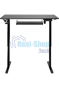 Стол игровой Defender Victory черн, 110x60, высота 72-117, полк 1