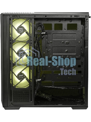 Компьютерный корпус MSI MAG PANO 130R PZ 2xUSB 3.2 Gen 1, 1xUSB 3.2 Gen2 Type-C, 3x120мм ARGB Reverse Blade Fan, 1x120мм ARGB Fan, 1 to 3 Fan PWM Splitter, Tempered Glass Window