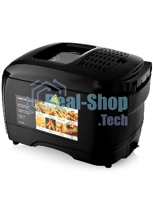 Фритюрница BRAYER 2830BR-BK чёрный, 1800 Вт, 3 л, 0.6 кг, съёмная чаша, таймер
