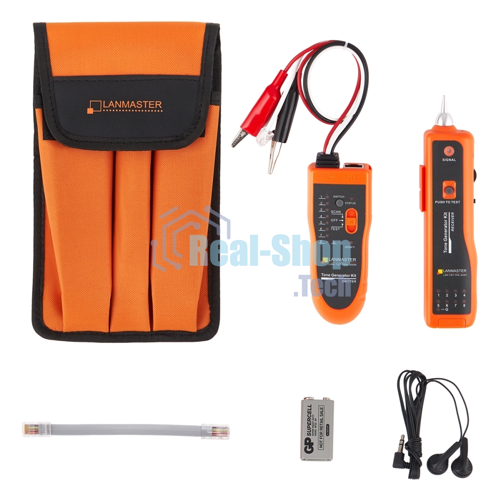 Набор для трассировки щуп + тон-генератор, с тестированием разводки витой пары