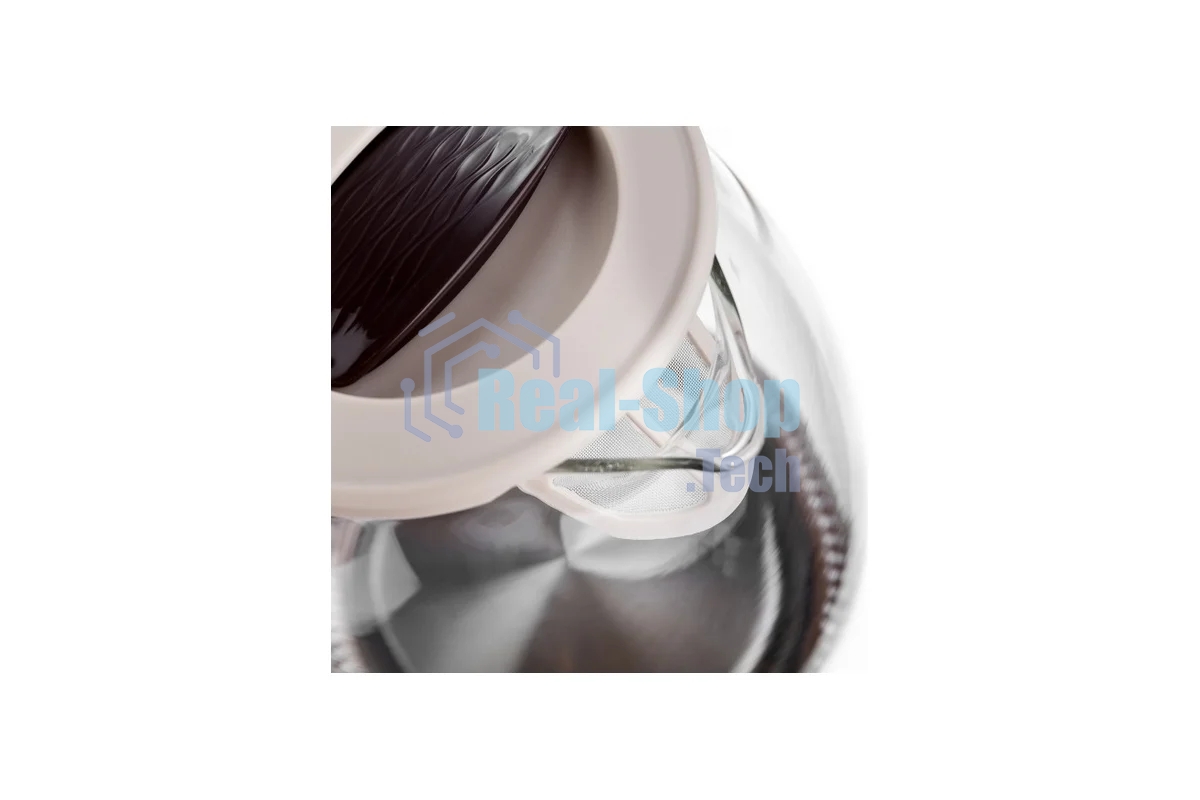 Чайник электрический BRAYER, 2200 Вт, 1.8 л, высококач. стекло, моющ. фильтр,поворот.осно