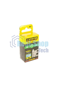 Скобы для степлера плоские STAYER 14 мм тип 140, 1000 шт