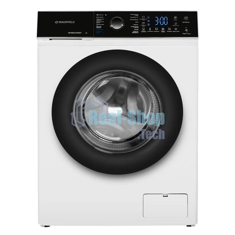 Стиральная машина Maunfeld MFWM106IWHT белый, фронтальная загрузка 6 кг, 1000 об/мин, класс А+++