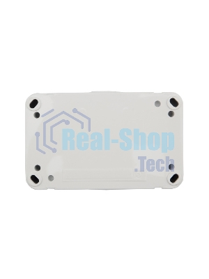 Блок из 2 розеток горизонтальный Kranz Mini OG открытой установки с заземлением, керамика, IP54 белый