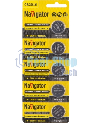 Элемент питания Navigator NBT-CR2016-BP5