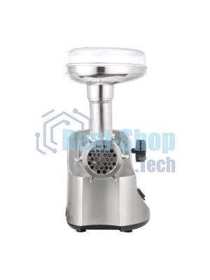 Мясорубка электрическая Centek CT-1606 серебристый, 3000 Вт, 3.0 кг/мин, реверс, металлический лоток, насадки - 5