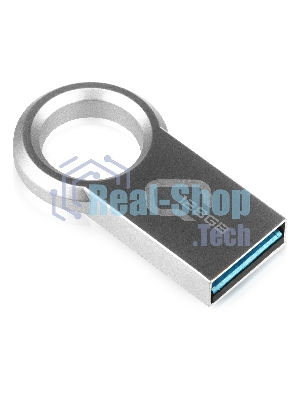 Флешка USB QUMO 128Gb Ring USB 3.0 цвет корпуса металлик(QM128GUD3-Ring)