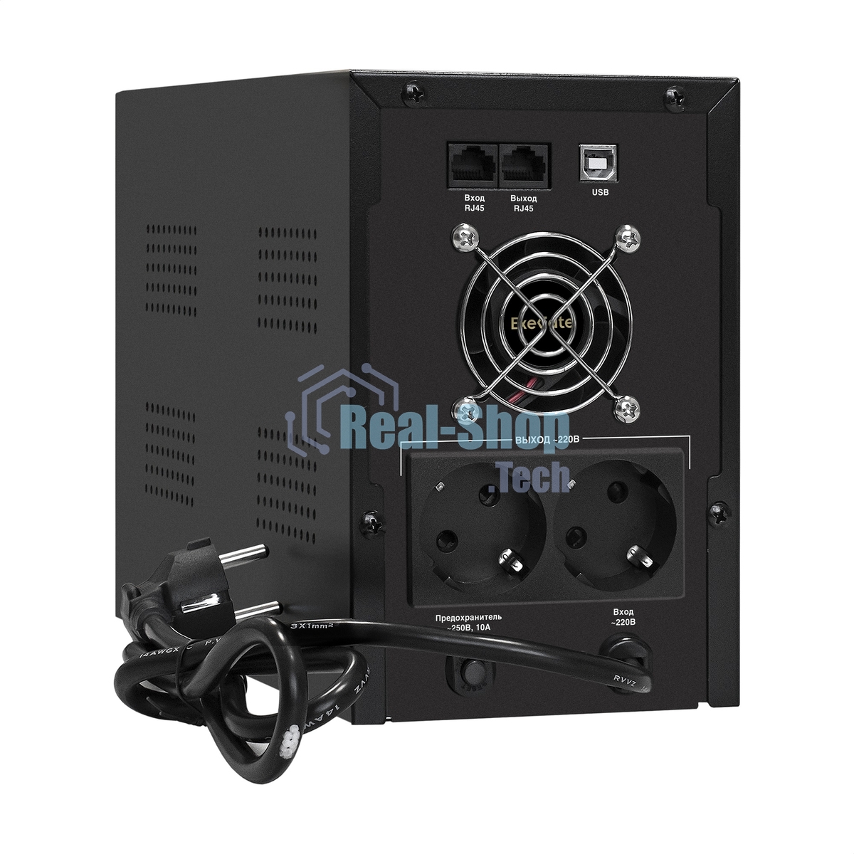 Источник бесперебойного питания ExeGate EX292635RUS SpecialPro Smart LLB-2200.LCD.AVR.2SH.RJ.USB 2200VA/1300W, LCD, AVR,2*Schuko,RJ45/11,USB, металлический корпус, черный