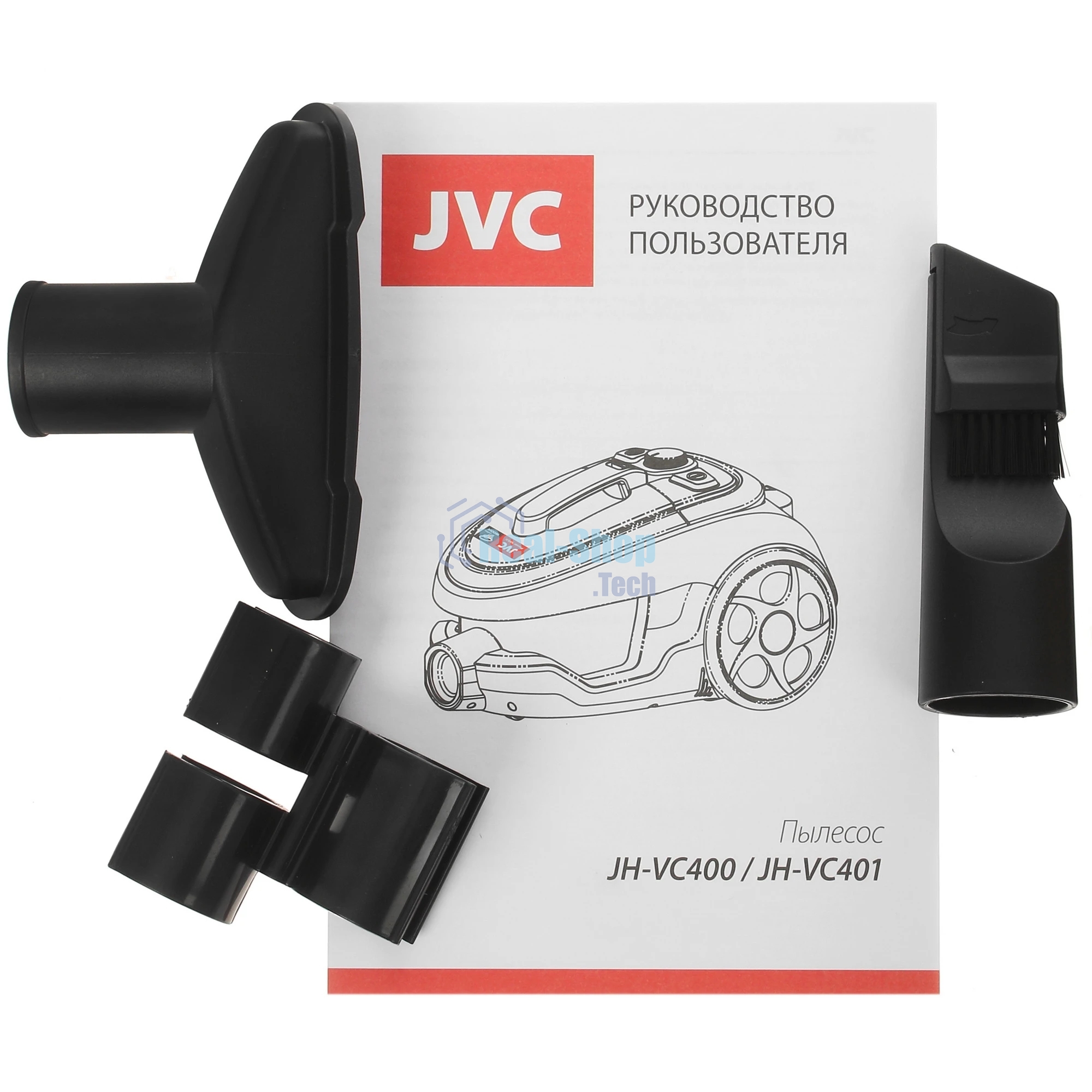 Пылесос JVC JH-VC400 серый, 320/1800 Вт, уборка сухая, пылесборник контейнер, 2.5 л.