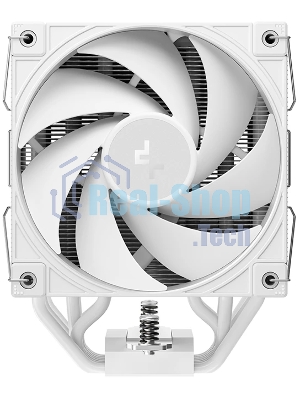 Кулер для процессора DEEPCOOL AK700 DIGITAL WH LGA1851/1700/1200/115X/AM5/AM4 (9шт/кор, TDP 260W, PWM, Fan 120mm, 7 тепл. трубок, Copper Base, белый) RET