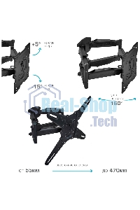 Кронштейн для телевизора Kromax ATLANTIS-45 серый 22