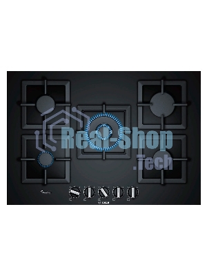 Газовая варочная панель Bosch PPQ7A6B20 черный