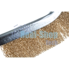 Кордщетка ручная STAYER 3508латунная с пластмассовой ручкой 1ряд