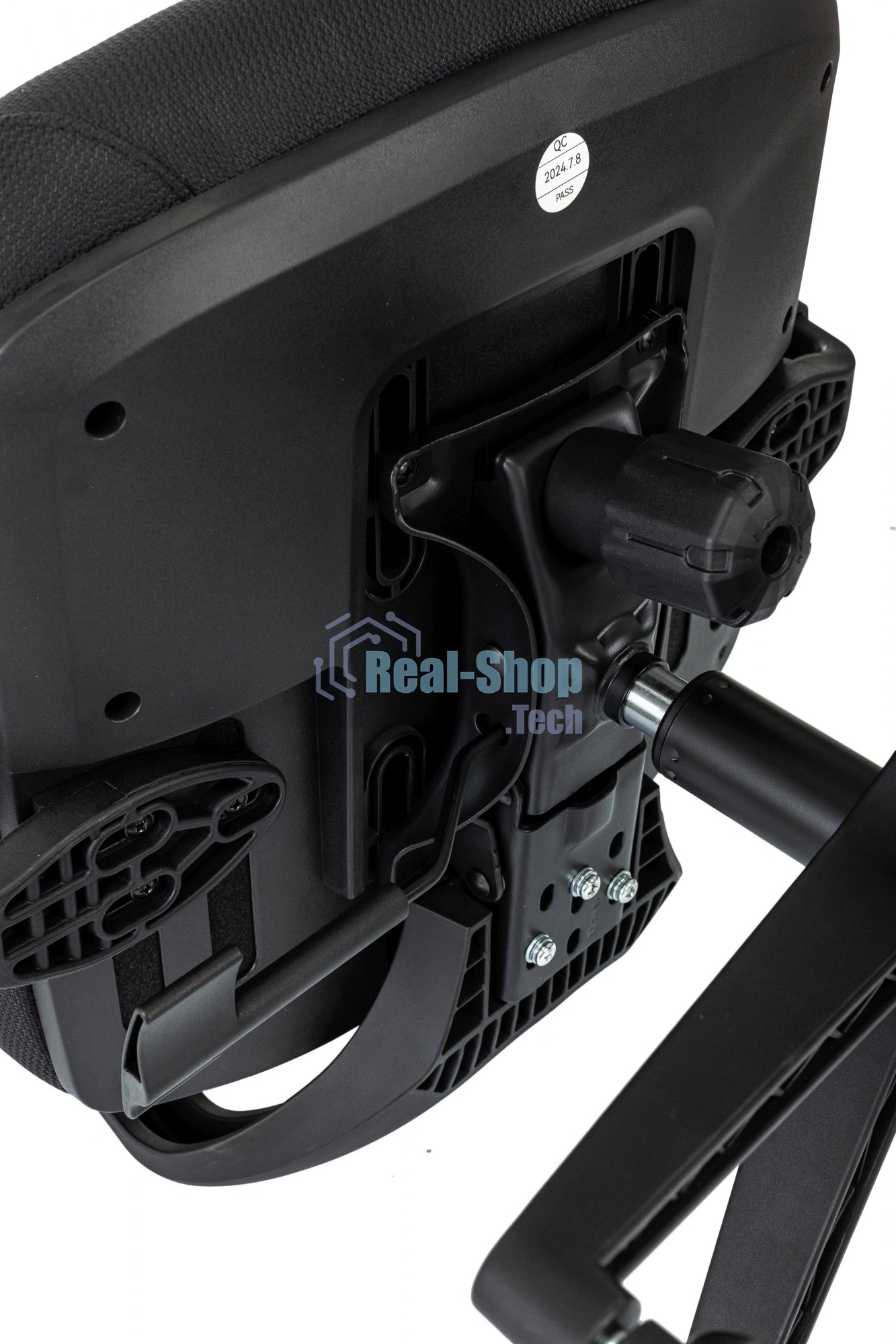 Кресло руководителя Бюрократ MC-711N-H черный, сетка/ткань, с подголов. крестов. пластик