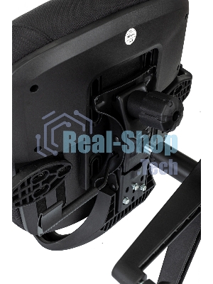 Кресло Бюрократ MC-711N-H черный, сетка, подголовник