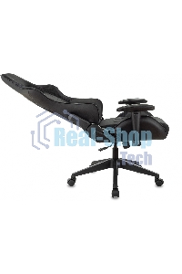 Кресло игровое Бюрократ VIKING 4 AERO BLACK EDITION черный искусст.кожа/ткань