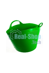 Ведро гибкое Сибртех сверхпрочное 14 л, зеленый