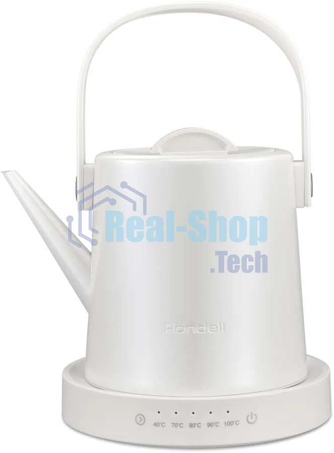 Чайник электрический Rondell RDE-WK804 1 л, 1200 Вт, жемчужный корпус: металл