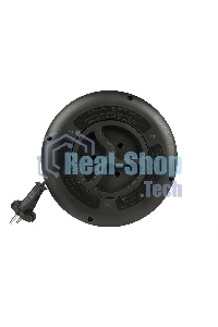 Удлинитель-рулетка Smartbuy (SBE-10-3-03-B) - 3 гнезда 3 метра (10А/2,2 кВт) круглый черный