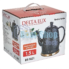 Чайник электрический Delta Lux DE-1021 черный