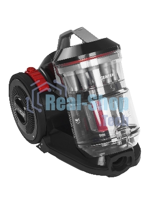 Пылесос Centek CT-2523 черный/красный, 420/2400 Вт, уборка сухая, пылесборник контейнер 3.5 л