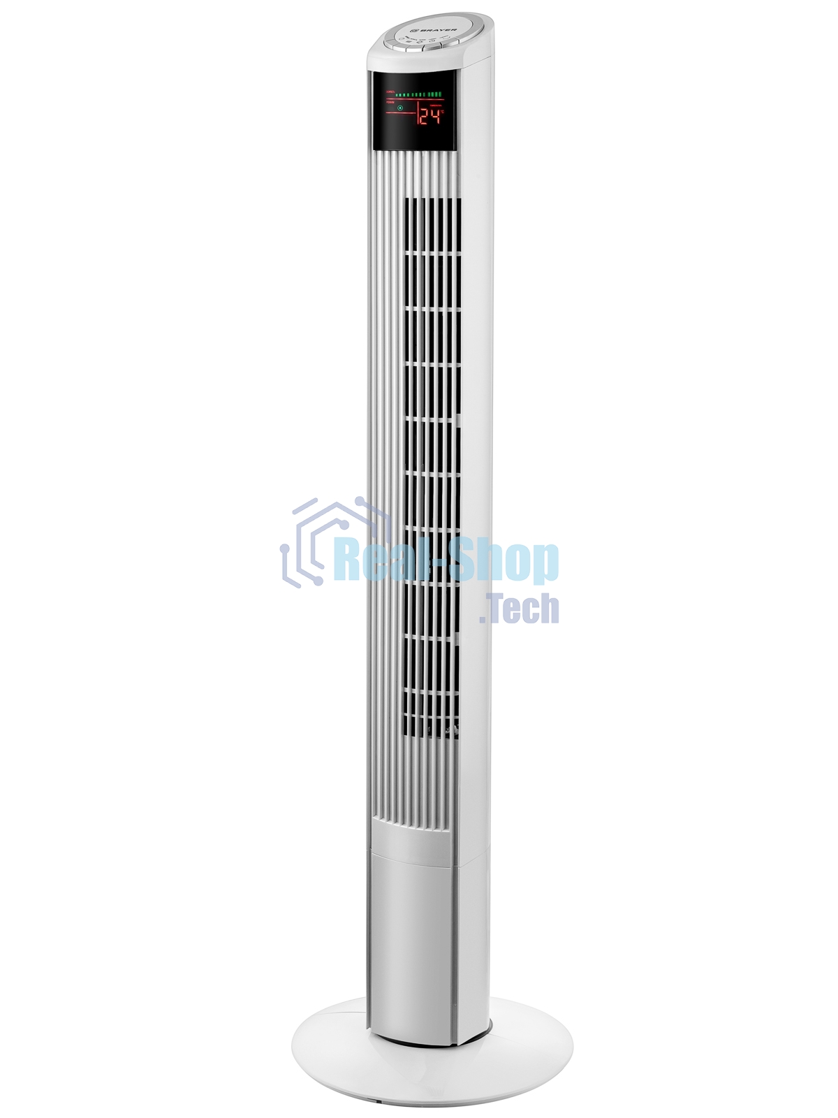 Вентилятор Brayer BR4984 белый, напольный, 50 Вт, 3 скорости
