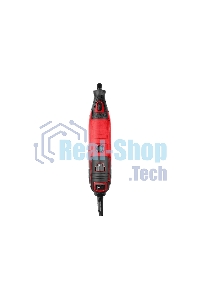 Прямошлифовальная машина (гравер) Зубр ЗГ-160 КН41, 220В, 160 Вт, 3.2 мм, 15000-35000 об/мин, набор насадок, цанг и державок, гибкий вал, штатив, 41 предмет, кейс