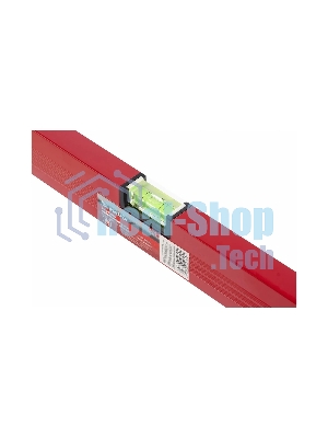 Уровень Matrix 800 мм 3 глазка, линейка, алюминиевый, красный,