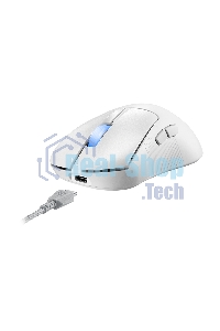 Мышь беспроводная/проводная ASUS ROG Keris II Ace белый, 42000 dpi, радиоканал, Bluetooth, USB, кнопки - 6